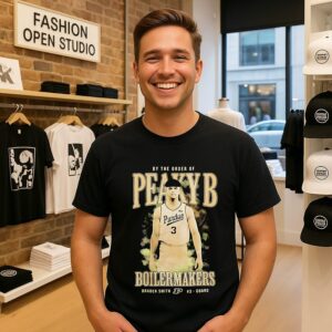 Purdue Boilermakers Basketball Braden Smith Peaky T-Shirt