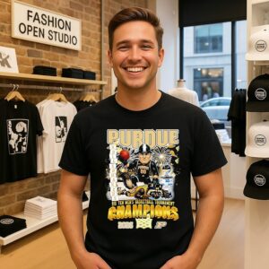 Purdue Boilermakers Big Ten Men’s Basketball Tournament Champions Beat Michigan 2026 T-Shirt