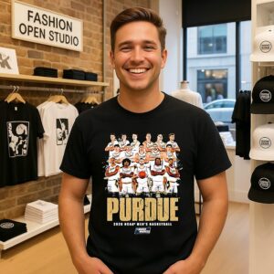Purdue Men’s Basketball NCAA March Madness 2026 Team Collage T-Shirt