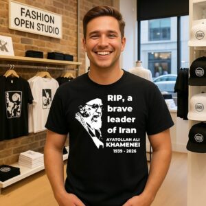 Rip A Brave Leader Of Iran Ayatollah Ali Khamenei 1939-2026 T-Shirt