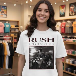 Rush Presto Tour 1990 Vintage Poster T-Shirt