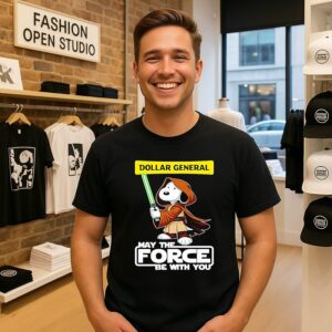Snoopy Dollar General And Shop May The Force Be With You T-Shirt