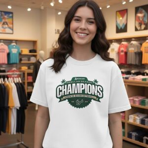 South Florida Bulls Regular Season Champions 2026 Celebration Logo T-Shirt