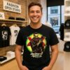 Stay Strapped My Friends Skeleton Graphic T-Shirt