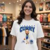 Steph Curry Golden State Warriors Hardwood Comic Signature T-Shirt