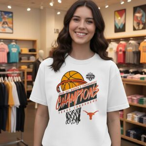 Texas Longhorns 2026 Sec Women’s Basketball Tournament Champions T-Shirt