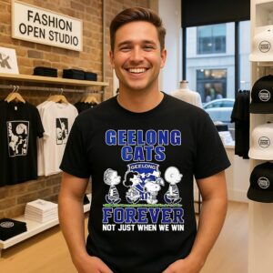 The Peanuts Geelong Cats Forever Not Just When We Win T-Shirt