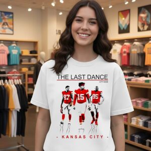 Travis Kelce Patrick Mahomes Chris Jones Kansas City Chiefs NFL The Last Dance T-Shirt