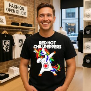 Unicorn Dabbing Red Hot Chili Peppers T-Shirt