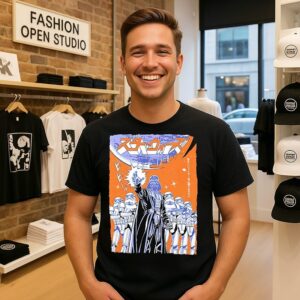 Vader Jp Darth Vader And Stormtroopers T-Shirt