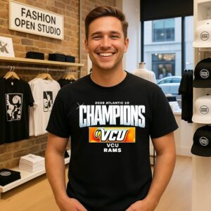 Vcu Men’s Basketball A-10 Champions Logo 2026 T-Shirt