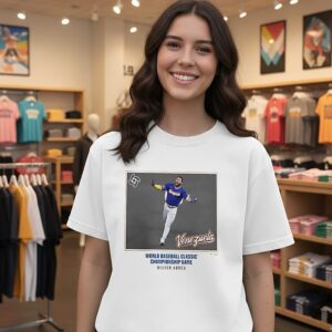 Venezuela Baseball Wilyer Abreu 2026 World Baseball Classic Home Run T-Shirt