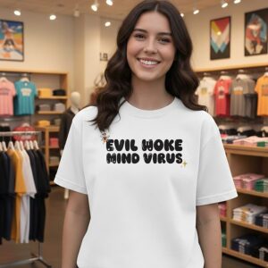 Vivian Wilson Evil Woke Mind Virus T-Shirt