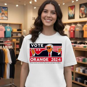 Vote Orange Jesus Donald Trump 2024 USA President T-Shirt