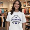 Washington Huskies Women’s Basketball Big Ten Champions Logo ’26 T-Shirt