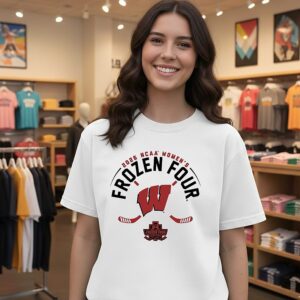 Wisconsin Women’s Hockey 2026 NCAA Women’s Frozen Four T-Shirt