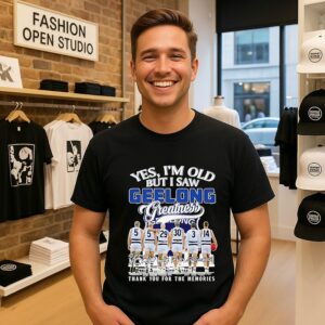 Yes I’m Old But I Saw Geelong Greatness Thank You For The Memories Signature T-Shirt