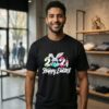 2021 Happy Easter Day Bunny Mask Colorful Egg T-Shirt