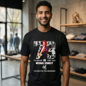 73 Msb Michael Stanley Thanks For The Memories 1948-2021 Signatures T-Shirt
