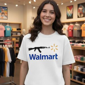 Ak-47 Walmart Parody Logo T-Shirt