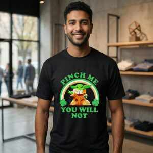 Baby Yoda Pinch Me You Will Not T-Shirt