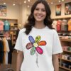 Banana Ball Daisy Game Day Floral T-Shirt