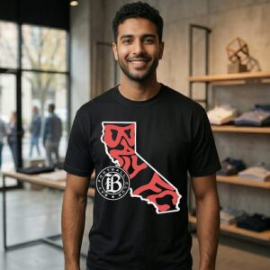 Bay Fc Groovy State Map 2026 T-Shirt