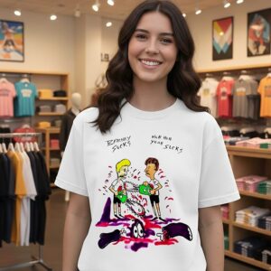 Beavis And Butt-Head Mtv Cartoon Barney Sucks Yeah Sucks T-Shirt