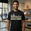 Buffalo Sabres 2026 Stanley Cup Playoffs Players Names City Skyline T-Shirt