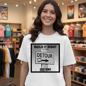 Build It Right New York Giants T-Shirt