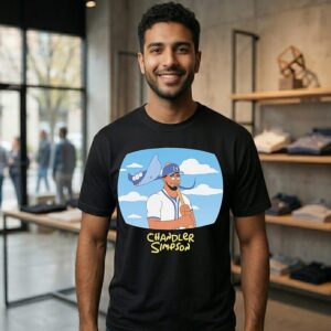 Chandler Simpson Tampa Bay Rays The Simpsons Style T-Shirt