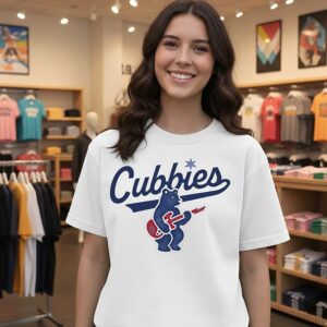 Chicago Cubs Mlb Electric Bear T-Shirt