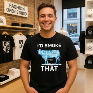 Cow I’d Smoke That T-Shirt