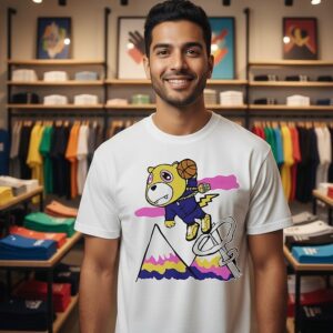 Denver Nuggets Rocky Flying Mascot 2026 NBA Playoffs T-Shirt