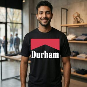 Durham Cigarette Marlboro Parody Logo T-Shirt