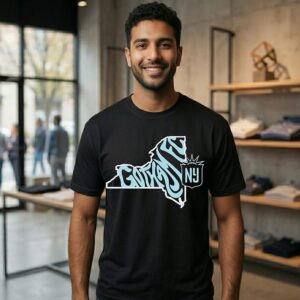 Gotham Fc Groovy State Map 2026 T-Shirt