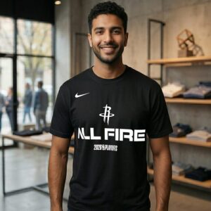 Houston Rockets All Fire 2026 NBA Playoffs Mantra T-Shirt