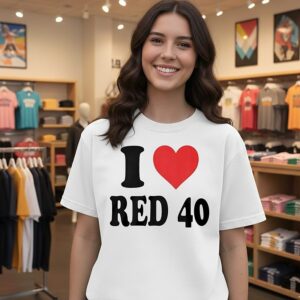 I Love Red 40 T-Shirt