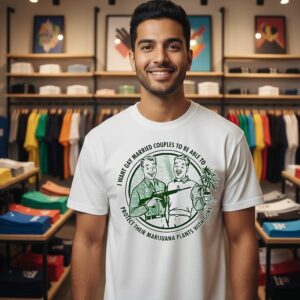 I Want Gay Married Couples To Be Able To Protect Their Marijuana Plants With Guns T-Shirt