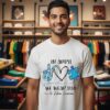 In April Peace Love Autism We Wear Blue For Autism Awareness T-Shirt