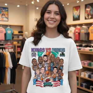 Kings Vs Timberwolves NBA Japan Games Tokyo 1999 T-Shirt