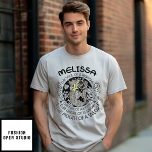 Melissa The Soul Of A Mermaid The Fire Of A Lioness The Heart Of A Hippie T-Shirt