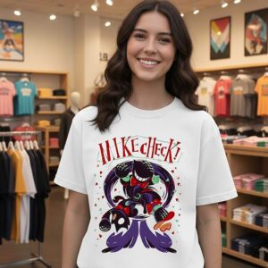 Mike Check Cartoon T-Shirt