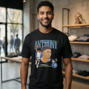 Minnesota Timberwolves Anthony Edwards 2026 NBA Dual Signature T-Shirt