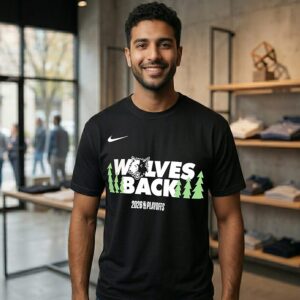 Minnesota Timberwolves Wolves Back 2026 NBA Playoffs Mantra T-Shirt
