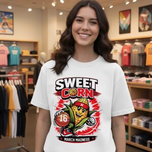 Nebraska Basketball Sweet Corn 16 March Madness T-Shirt