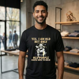 Nirvana Yes I Am Old But Only Old People Know How To Rock T-Shirt