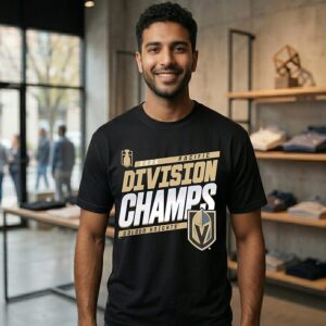 Official Vegas Golden Knights 2026 Pacific Division Champions T-Shirt