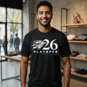 Okc Thunder 2026 NBA Playoffs Gradient T-Shirt