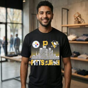 Pittsburgh City Sports Players Names City Skyline 2026 T-Shirt